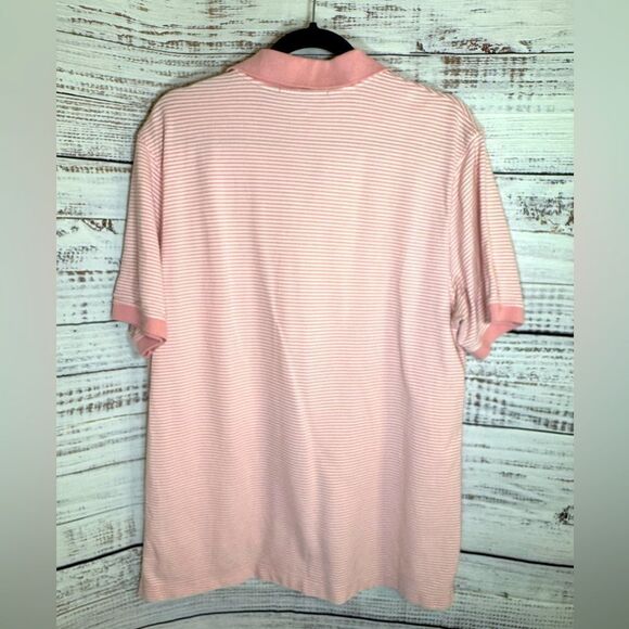 Vineyard vines by shep & lan Polo Mens size large striped Cotton Golf Rugby - Picture 3 of 9